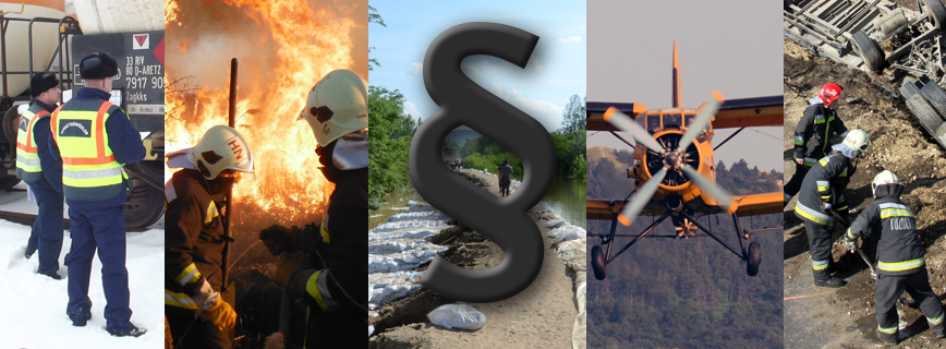 A tűzvédelemmel kapcsolatos alapvető jogszabályok aloldal fejlécképe
