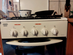 a gáztűzhely üzemelt