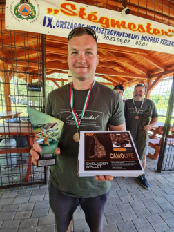 A legnagyobb halért járó elismerést Smölcz Márk Xavér, a Komárom-Esztergom Vármegyei Katasztrófavédelmi Igazgatóság Pontymágnesek csapatának tagja vehette át.