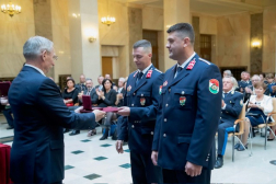 Ünnepség a Belügyminisztériumban