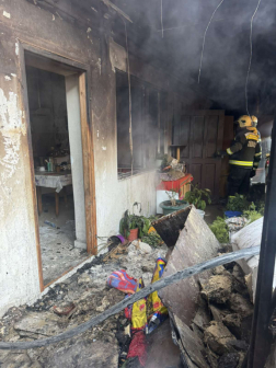 Százhúsz négyzetméteres épület kapott lángra