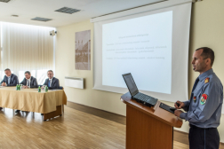 Előadást tart Kovács Miklós Bonifác tűzoltó alezredes, országos iparbiztonsági főfelügyelő