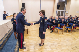 Az országos katasztrófavédelmi főigazgató elismerést ad át 