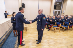 Az országos katasztrófavédelmi főigazgató elismerést ad át 