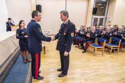 Az országos katasztrófavédelmi főigazgató elismerést ad át 