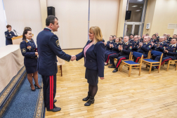 Az országos katasztrófavédelmi főigazgató elismerést ad át 