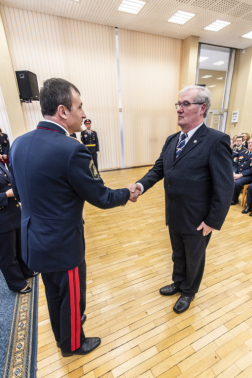 Az országos katasztrófavédelmi főigazgató elismerést ad át 