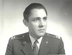 Nagyillés Gáspár nyugalmazott tűzoltó törzszászlós portréja