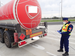 	Veszélyesáru-szállítási ellenőrzési akció az ország közútjain